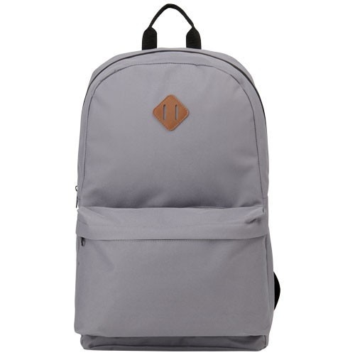 Rucsac computer, Everestus, SA, 15 inch, gri, saculet de calatorie si eticheta bagaj incluse