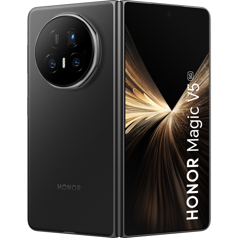 Telefon HONOR Magic V5 5G, 512GB, 16GB RAM, Dual SIM, Black