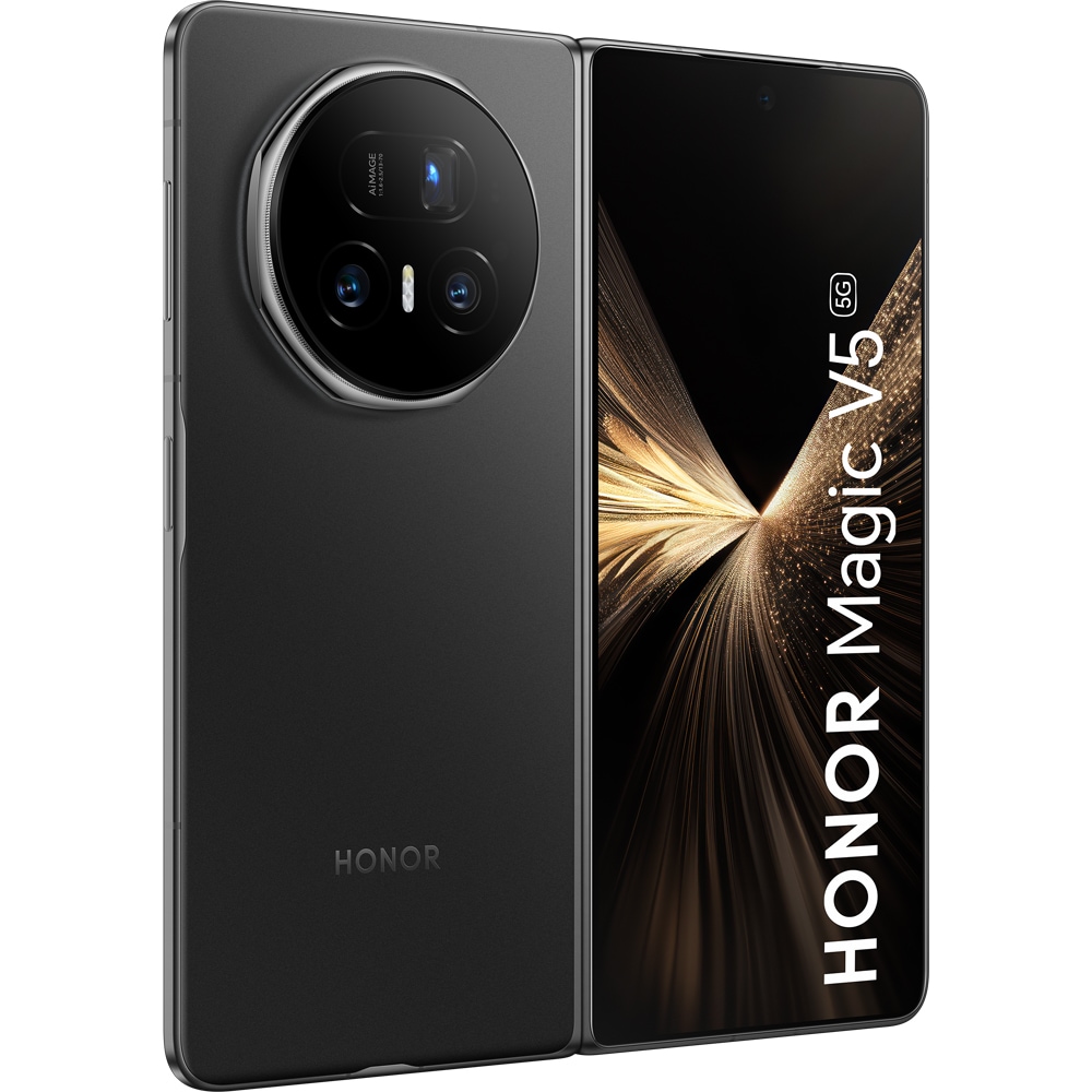 Telefon HONOR Magic V5 5G, 512GB, 16GB RAM, Dual SIM, Black