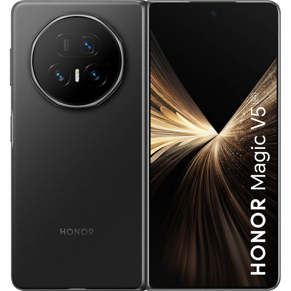Telefon HONOR Magic V5 5G, 512GB, 16GB RAM, Dual SIM, Black