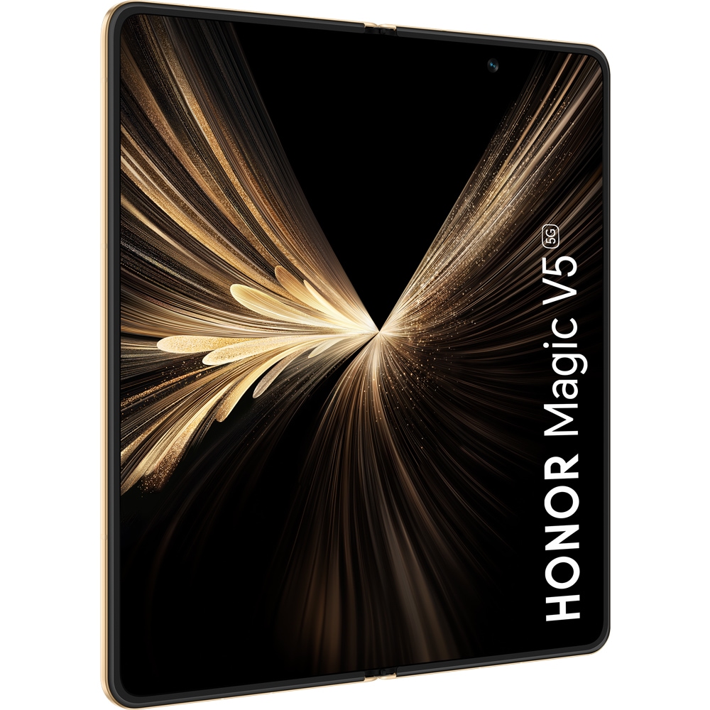 Telefon HONOR Magic V5 5G, 512GB, 16GB RAM, Dual SIM, Dawn Gold