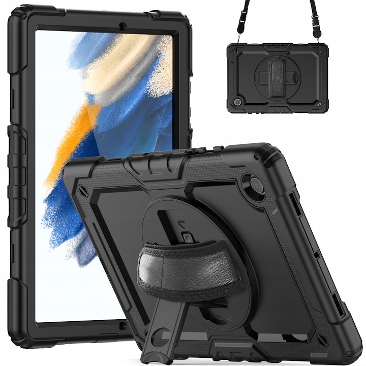 Husa Samsung Galaxy Tab A8 10.5", Silicon, Negru
