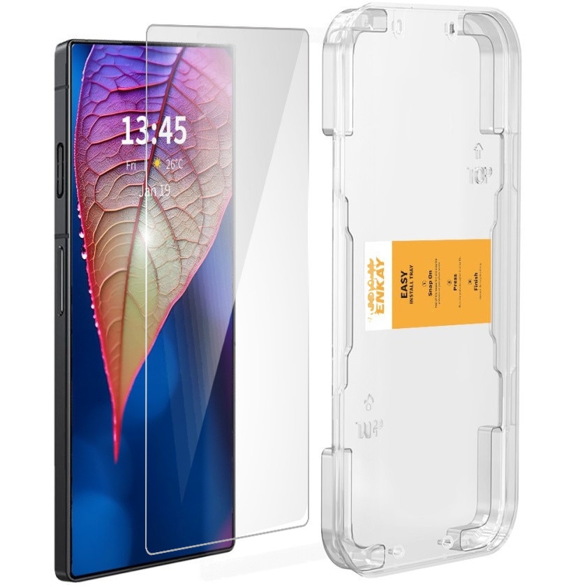 Folie protectie ENKAY pentru ZTE nubia Red Magic 10 Pro+ 5G / ZTE nubia Red Magic 10 Pro 5G, transparenta, 9H, set instalare