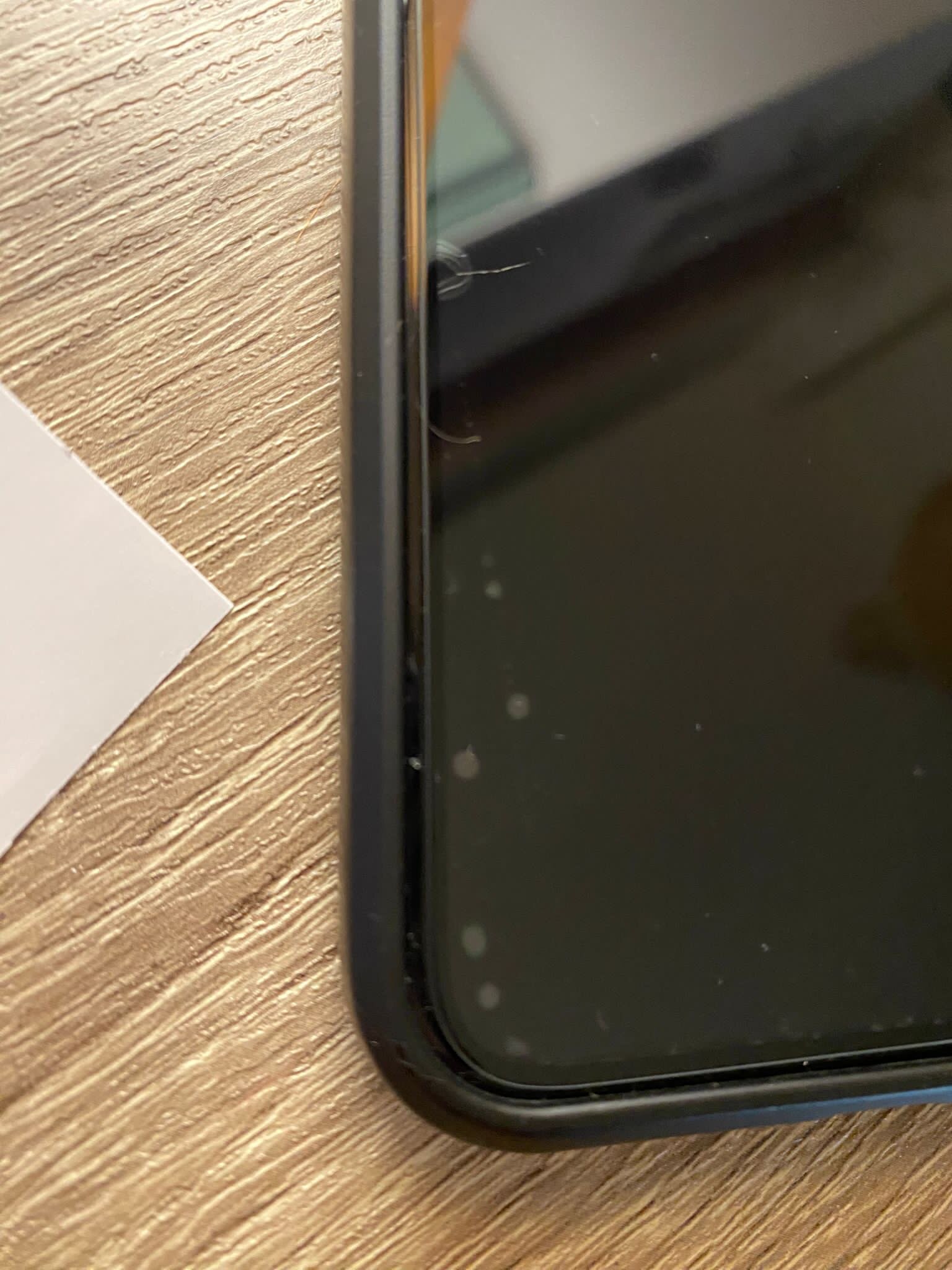 Folie sticla 9D compatibil cu IPhone X / XS - Contur negru