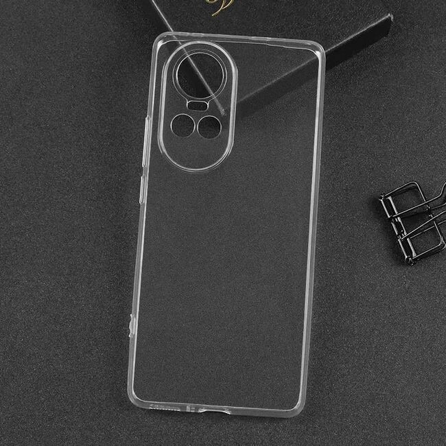 Husa de Protectie, Flippy, pentru Oppo Reno 10 Pro, TPU Protect Plus, cu Dust Plug, Transparent