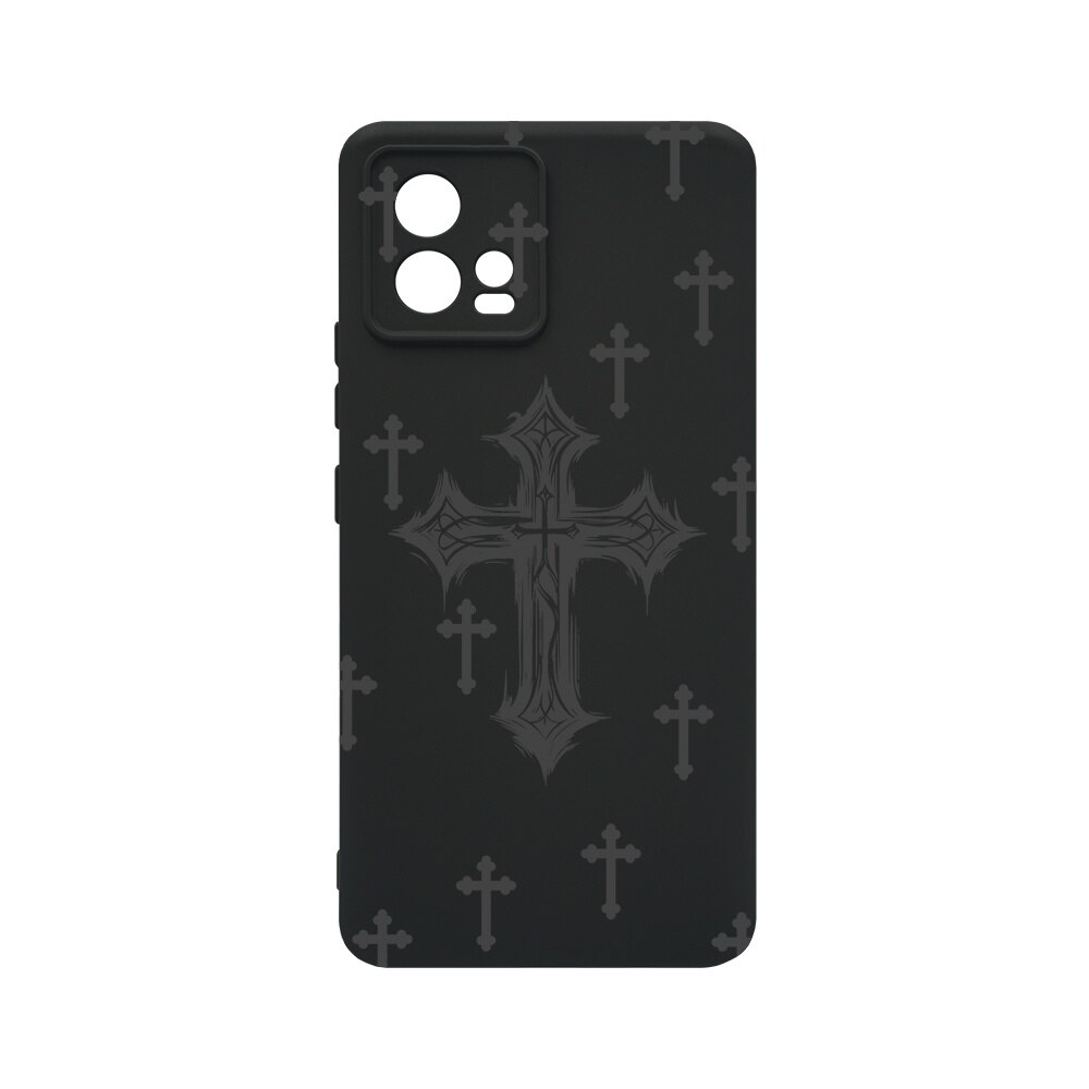 BestCase® Husa Slim Premium Silicon 1.2MM, Compatibila cu Motorola Moto G72, Cross, Microfibra in interior, Antisoc, Protectie camera si ecran, PB 1474