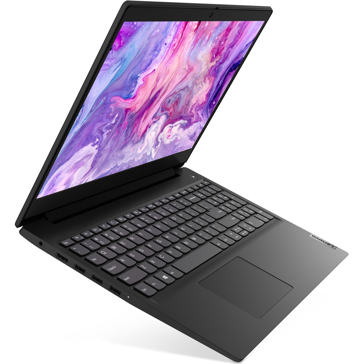 Laptop Lenovo IdeaPad 3 15IGL05, 15.6″ FHD, Intel Celeron N4020, dual core, 4GB DDR4, 256 GB SSD m2 PCIe, Intel UHD Graphics 600, no os, Business Black