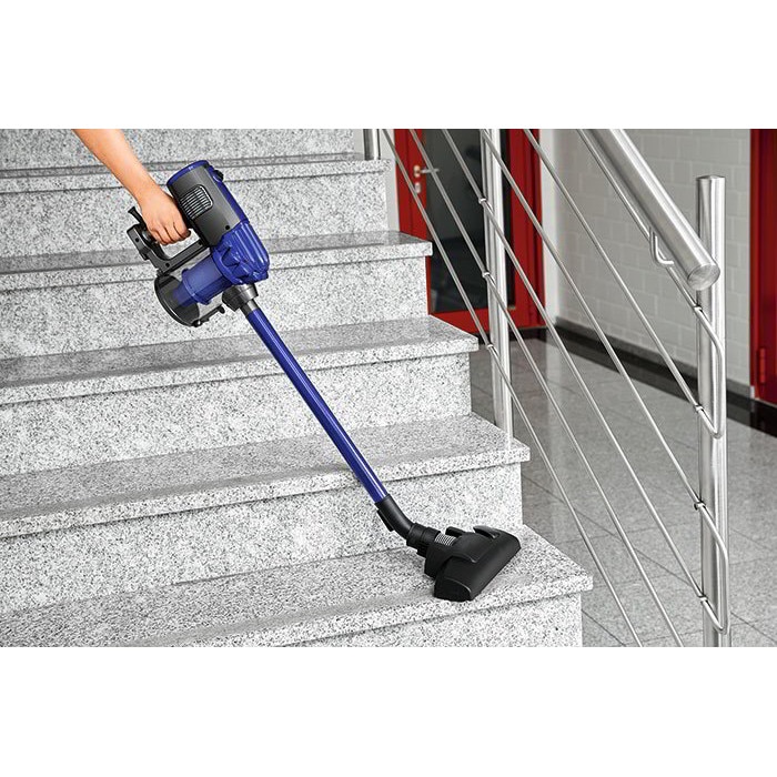 Aspirator vertical 2 in 1 fara sac, albastru