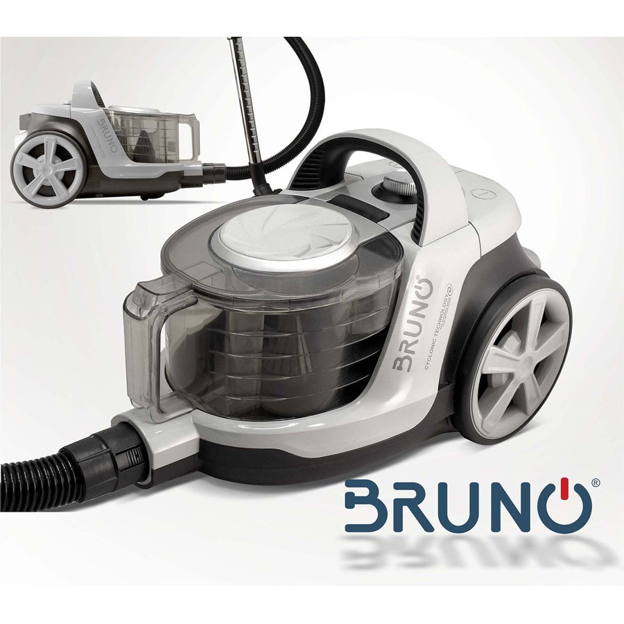 Aspirator BRUNO BRN-0137, 800W, 3L, ciclonic, alb, 42x28x28.5cm