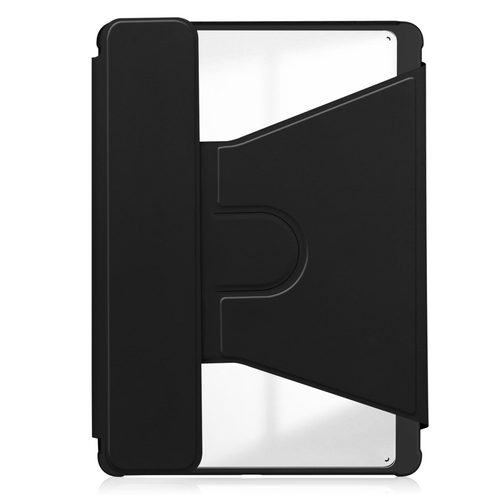 Husa cu tastatura pentru Samsung Galaxy Tab S9 FE+ Plus, XGSM, Piele, Rotativa 360°, Negru