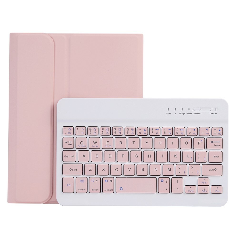 Husa tableta cu tastatura, XGSM, 2 in 1, roz, pentru iPad mini 8.3" 2021/2024