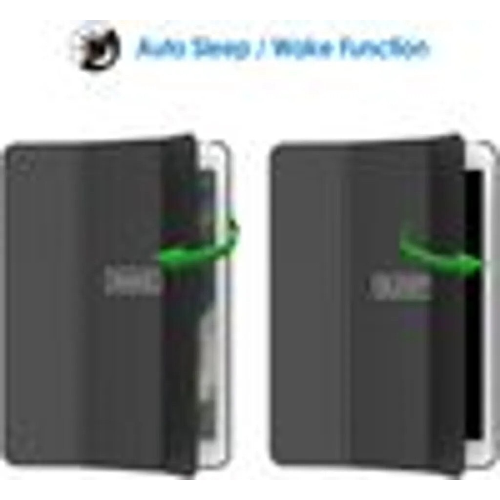 Husa pentru iPad 9.7 inch, Bizaical, neagra, protectie spate, acces usor la porturi