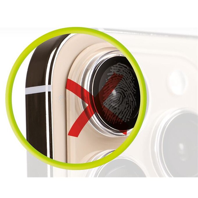 Protectie sticla camera foto Mobile Origin Lens Guard compatibila cu iPhone 16e, Transparent