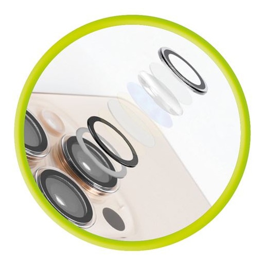 Protectie sticla camera foto Mobile Origin Lens Guard compatibila cu iPhone 16e, Transparent