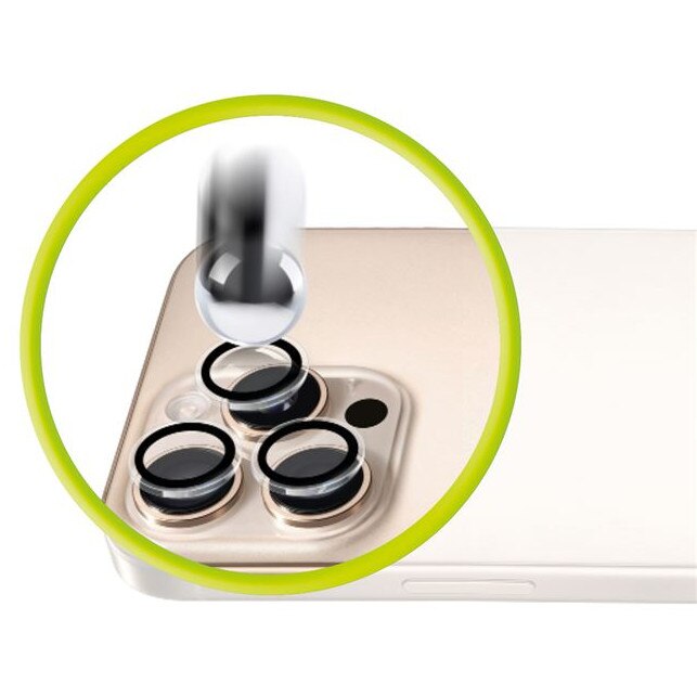 Protectie sticla camera foto Mobile Origin Lens Guard compatibila cu iPhone 16e, Transparent