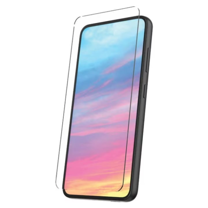 Folie sticla MatTech Premium, compatibila cu Google Pixel 9 Pro XL, Case Friendly, Grosime de 0.3mm, Anti-Fingerprint, Transparent ( nu este compatibila cu senzorul de amprenta)