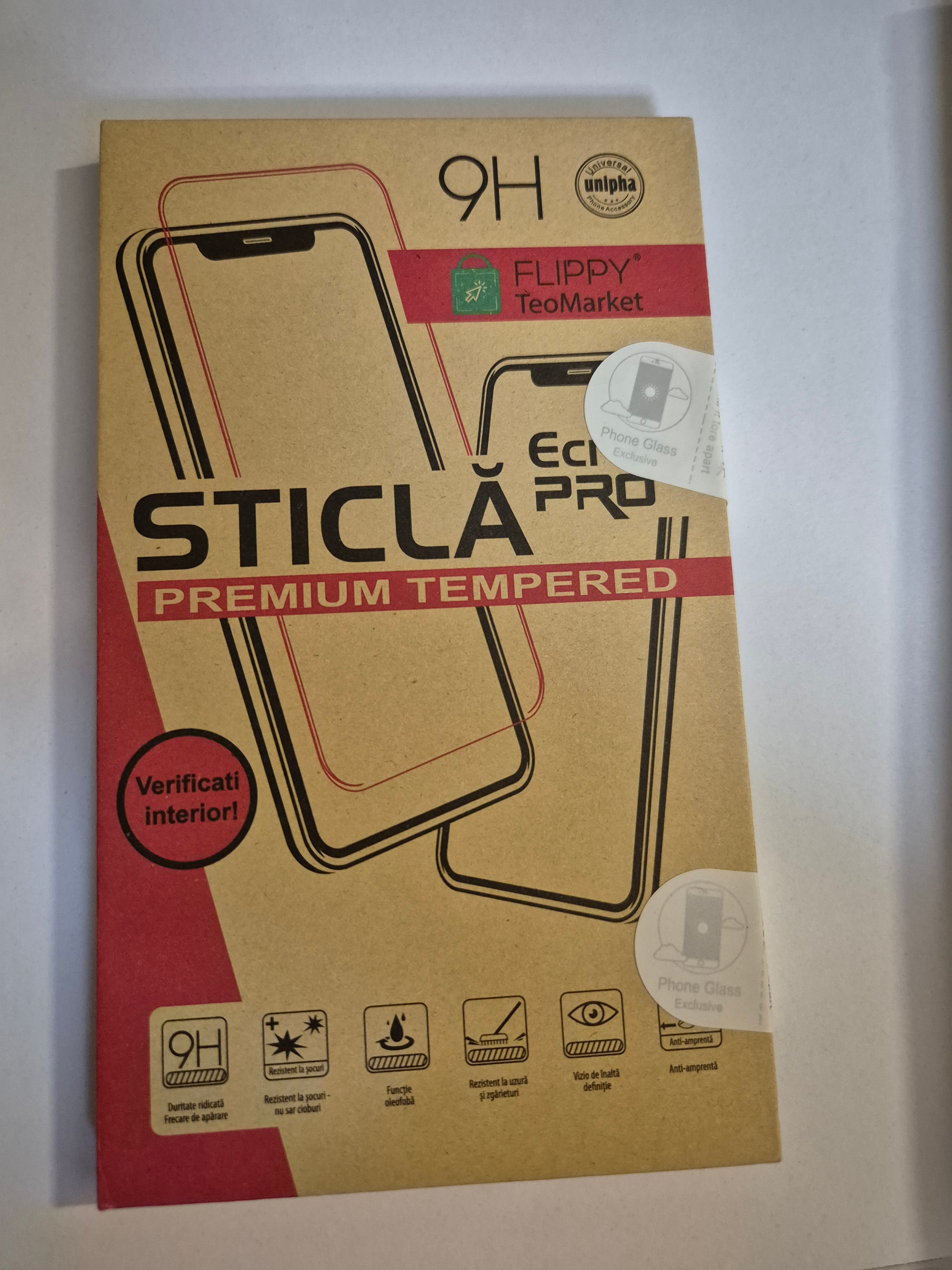 Folie Sticla securizata Flippy® compatibila cu Samsung Galaxy S10e Full Glue Negru
