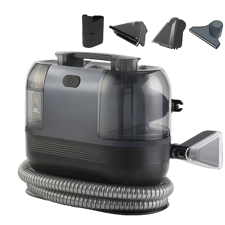 Aspirator pentru covoare, 500W, putere de aspiratie 15Kpa, design portabil, dimensiuni compacte