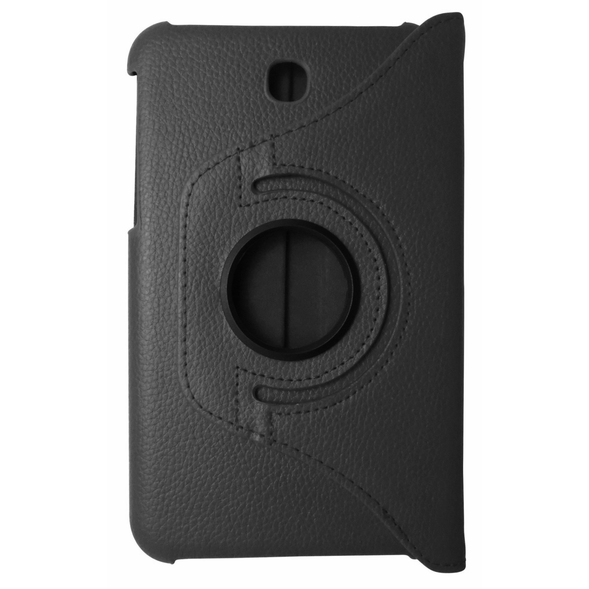 Husa tip carte neagra rotativa cu stand pentru Samsung Galaxy Tab 3 P3200 (SM-T211), P3210 (SM-T210)