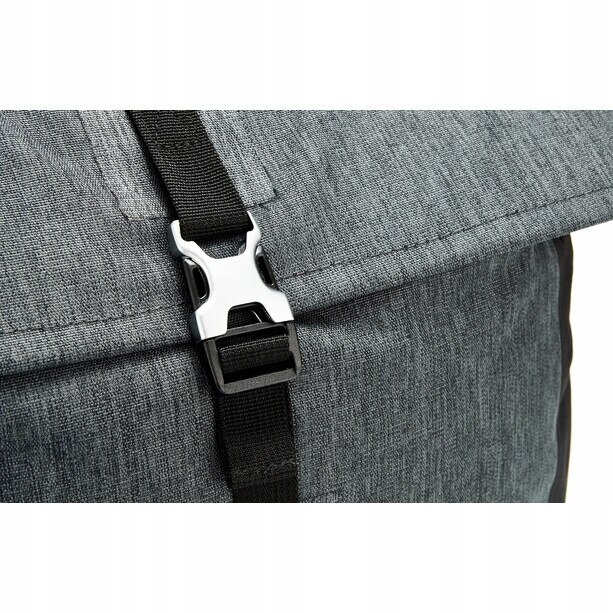 Geanta laptop Norco Kilmore, 12,5L, impermeabila, dimensiuni 42x32x11cm, culoare gri inchis/negru