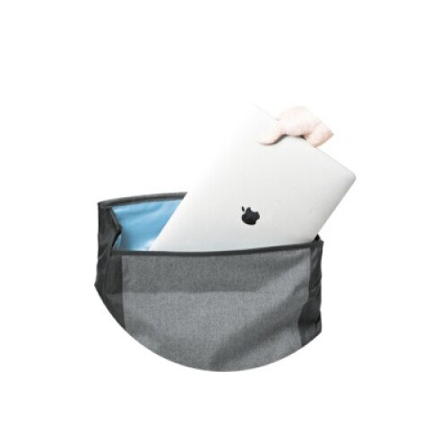 Geanta laptop Norco Kilmore, 12,5L, impermeabila, dimensiuni 42x32x11cm, culoare gri inchis/negru