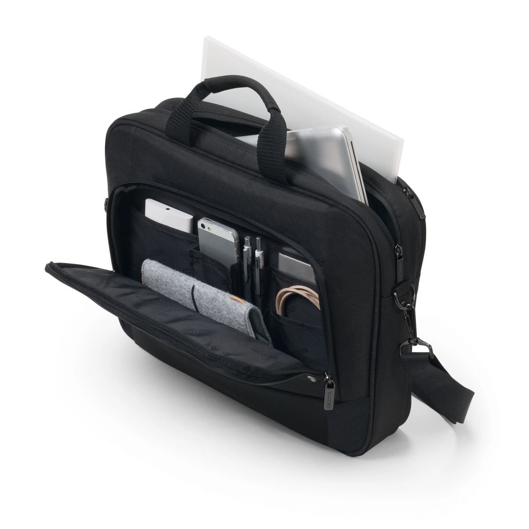 Geanta Laptop, Dicota, Eco Top Traveler Base, 17.3", Negru