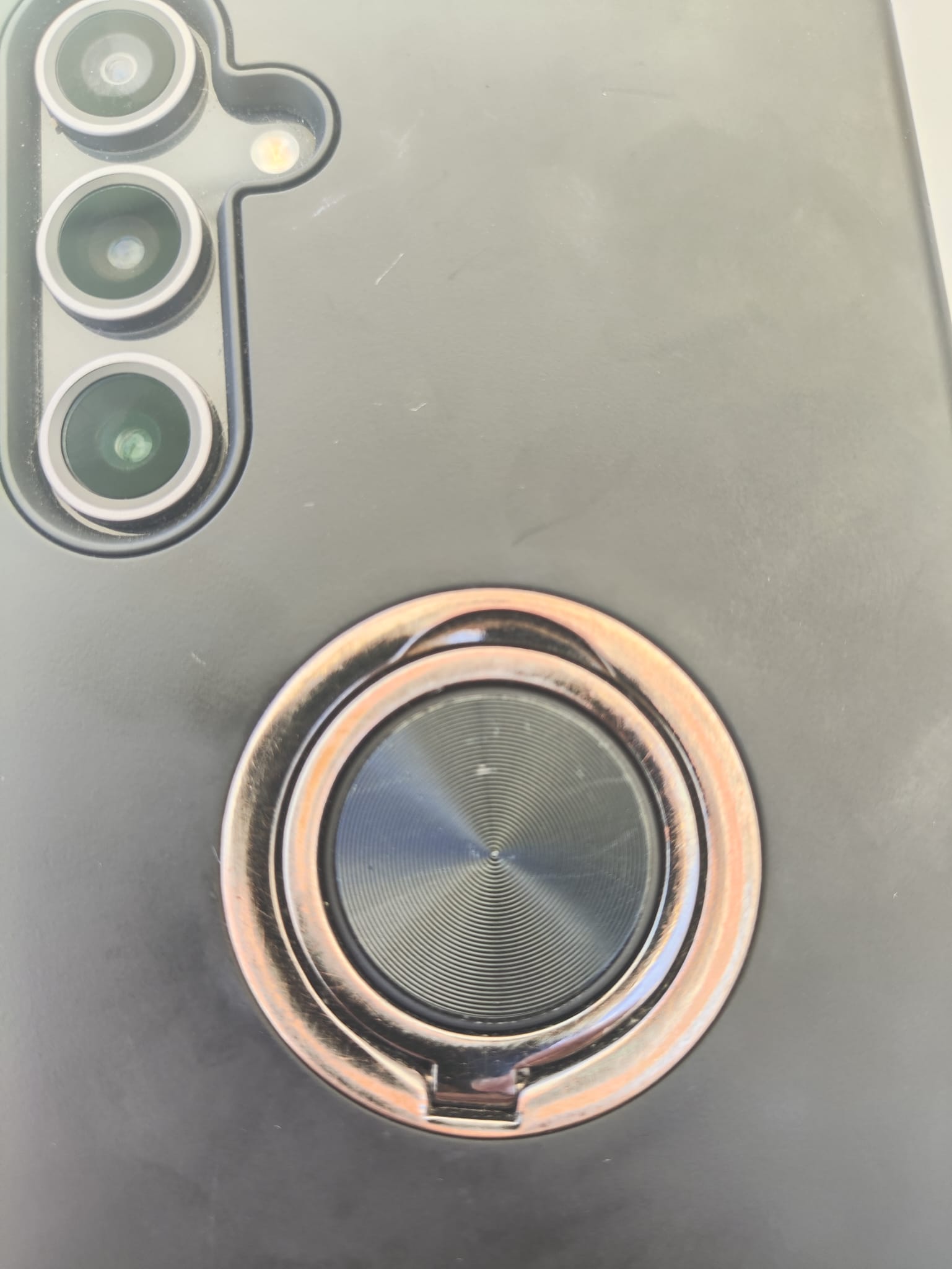 Husa pentru Samsung Galaxy S23 FE, inel rotativ si Kickstand 360°, Protectie Militara Antisoc, cu disipare termica, Rosu