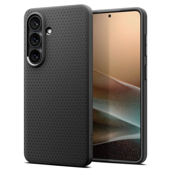 Husa Spigen Liquid Air Compatibila Cu Samsung Galaxy S26, Materiale Premium, Rezistenta La Socuri, Silicon, Negru