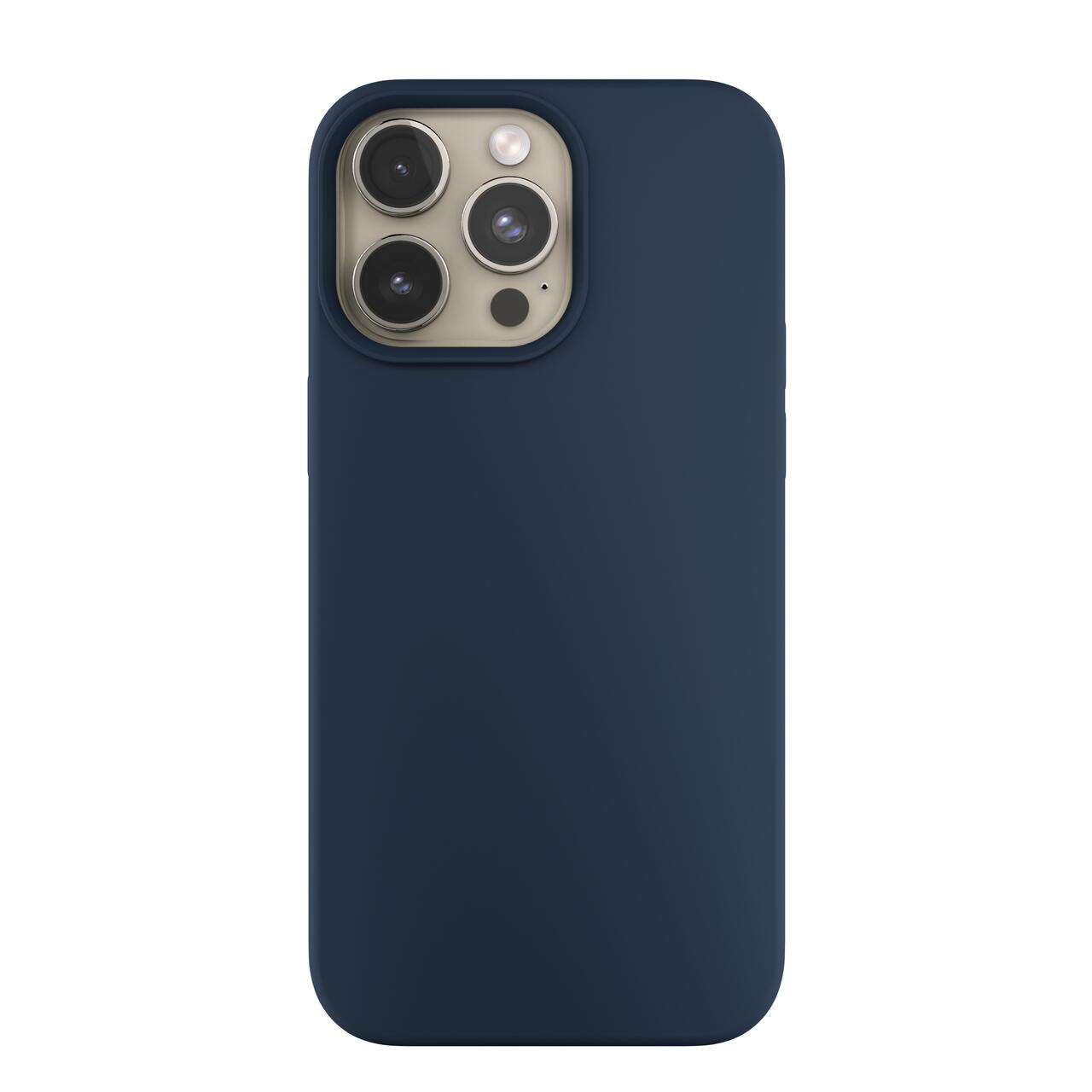 Husa de protectie Next One Silicone Case pentru iPhone 15 Pro, MagSafe compatible, Royal Blue