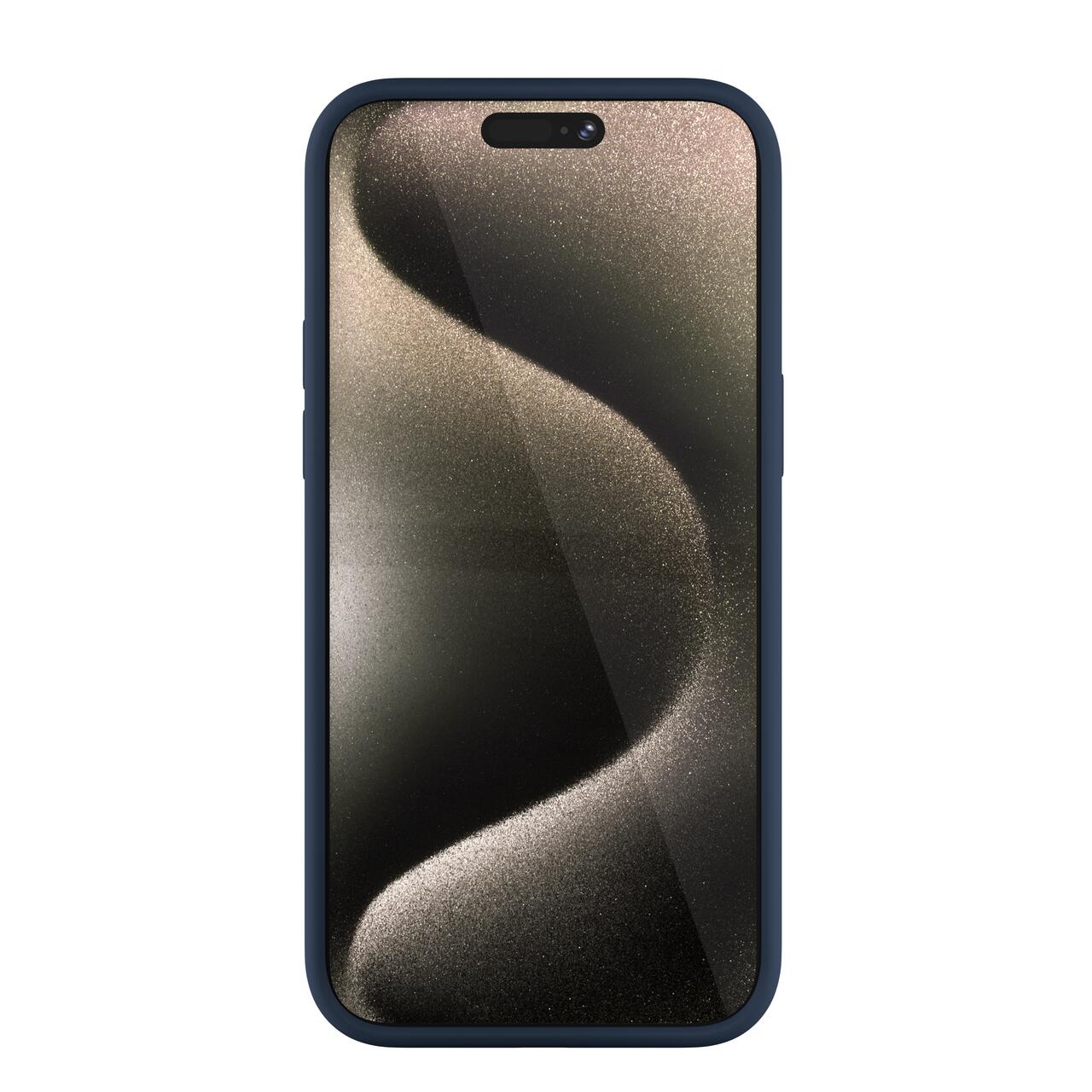 Husa de protectie Next One Silicone Case pentru iPhone 15 Pro, MagSafe compatible, Royal Blue