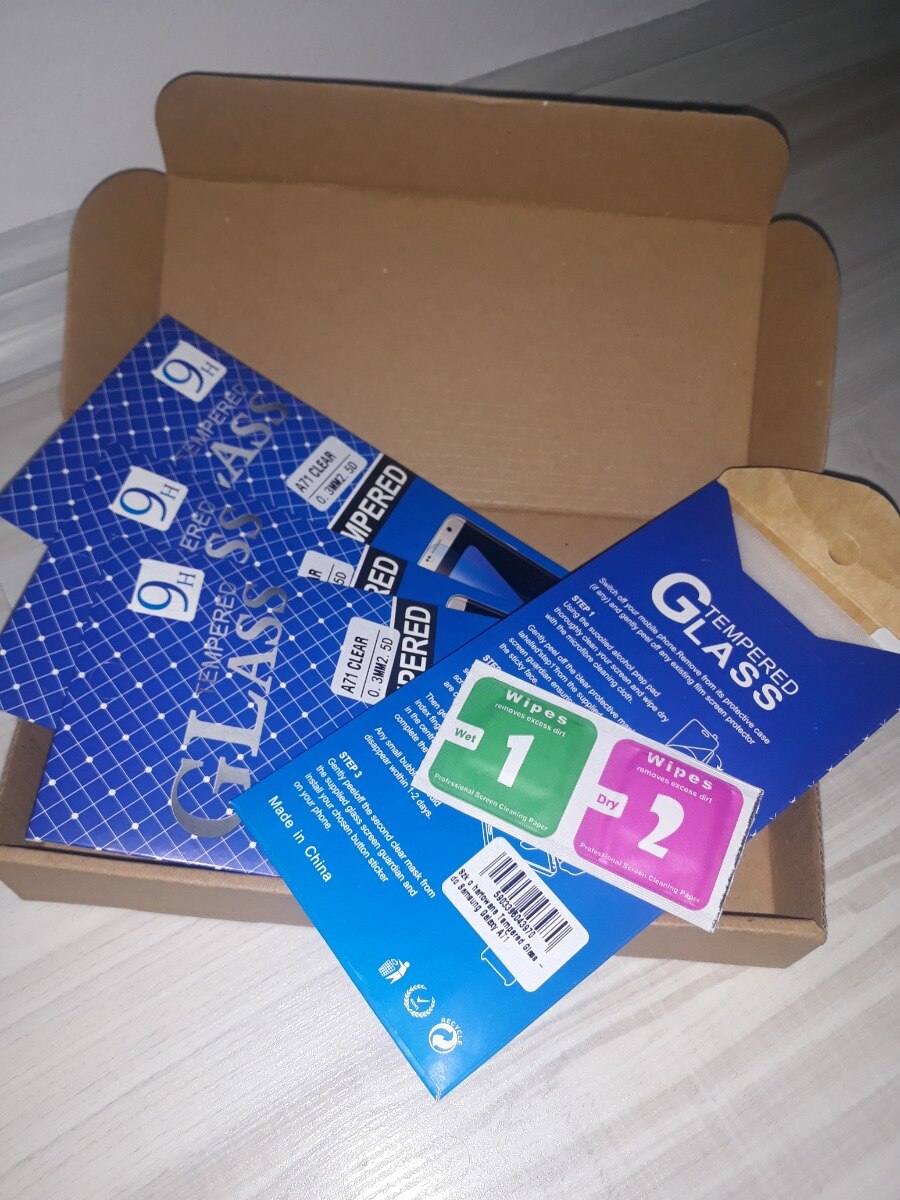 Folie de protectie tempered glass compatibila cu Samsung Galaxy A71