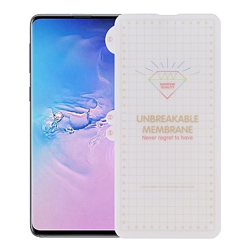 Folie Protectie din Silicon Unbreakable Membrane full screen compatibil cu Apple iPhone XS Transparent
