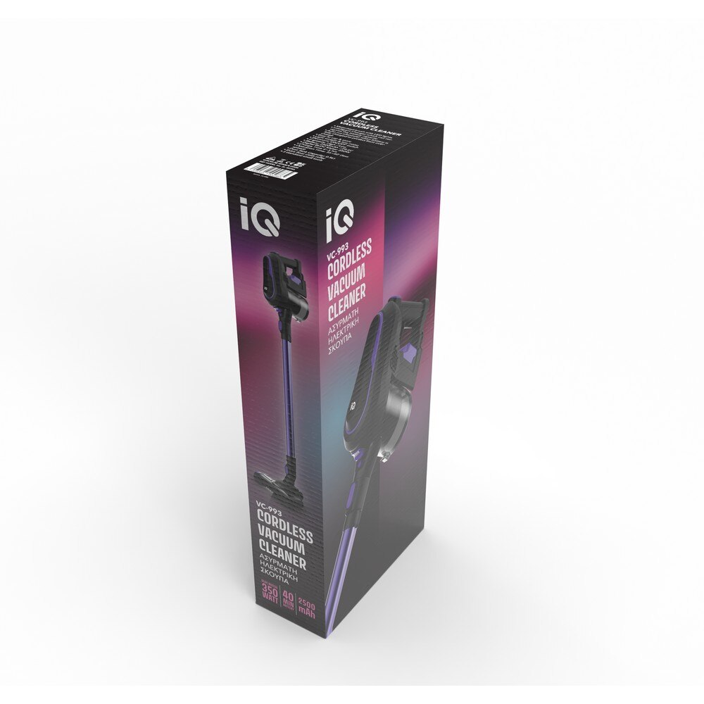 Aspirator reincarcabil IQ VC-993, filtru HEPA, 29,6V, Ideal pentru podele, mobilă și mașini