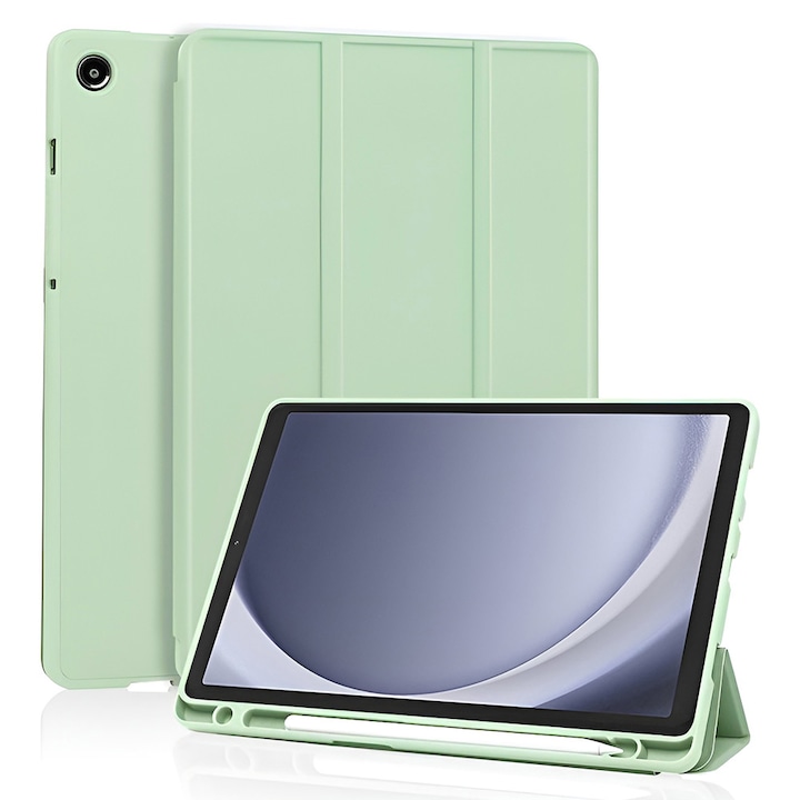 Husa pentru Samsung Galaxy Tab A11 / A9 - Techsuit Flex Trifold - Matcha Green