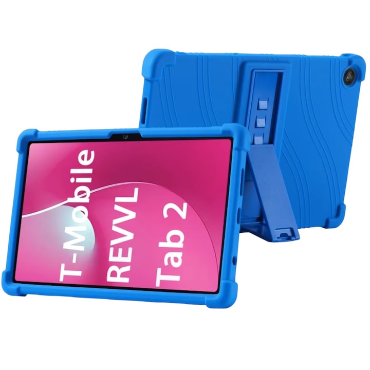 Husa din silicon pentru tableta T-Mobile T Tablet 2 5G, albastru, 10,1"