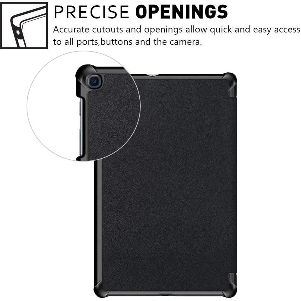 Husa pentru tableta Samsung Galaxy Tab A, Fold Pro, negru, 10.1 inch