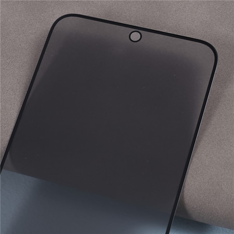 Protector de sticlă Privacy pentru Samsung Galaxy S25 5G, Efect de întunecare, Transparent/Negru