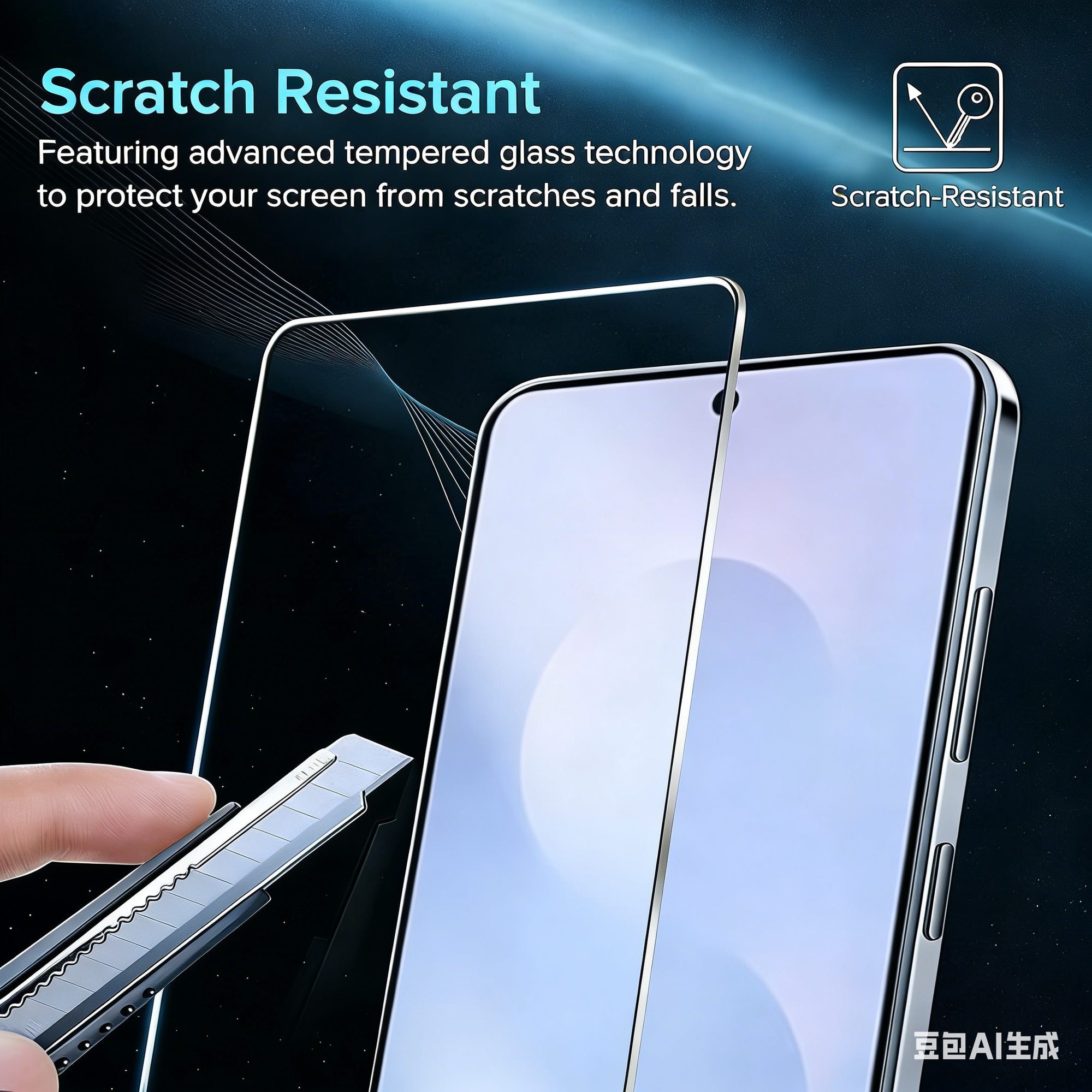 Folie protectie ecran si camera compatibila cu Samsung Galaxy S25 Edge, set 2+2, sticla securizata, transparenta/neagra, 9H, 0.33mm