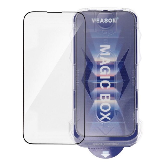 Folie Sticla Securizata Upzz Veason 6D Compatibila Cu iPhone 16e, Transparent, Montaj Usor Cu Aplicator