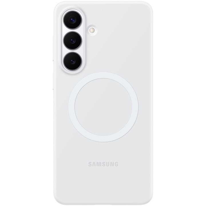 Husa de protectie Samsung pentru Galaxy S26+ , Silicon Magnet, White
