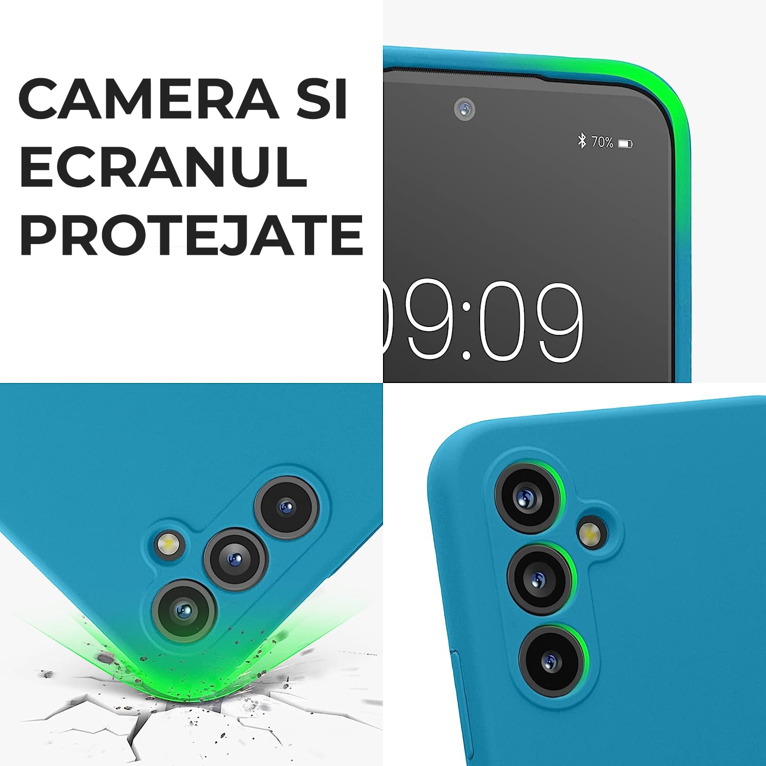 Husa pentru Honor Magic 6 Pro Daden® Silicon SoftFlex, Ultra Slim, Protectie sporita, Interior de microfibra, Negru