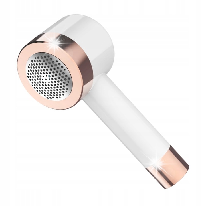 Aparat de curatat scame, 1.5W, 18.8x17.5 cm, Alb/Auriu
