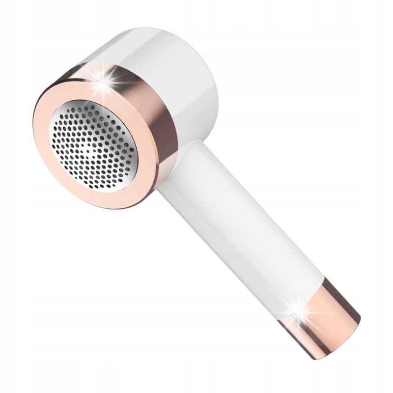 Aparat de curatat scame, 1.5W, 18.8x17.5 cm, Alb/Auriu