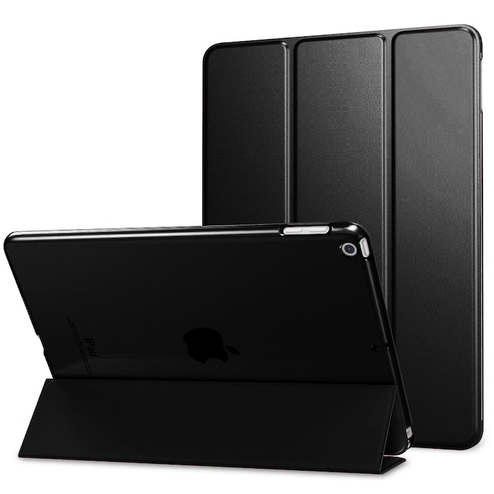 Carcasa Slim pentru iPad Mini 5, TPU flexibil, suport auto sleep/wake, negru