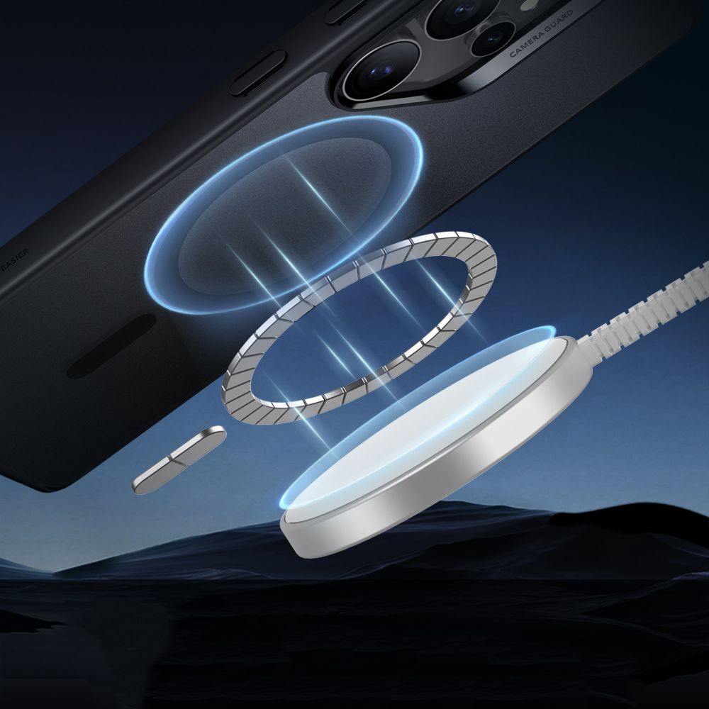Husa telefon ESR Classic Hybrid HaloLock, compatibil MagSafe, negru, acril, pentru Samsung Galaxy S25 Ultra