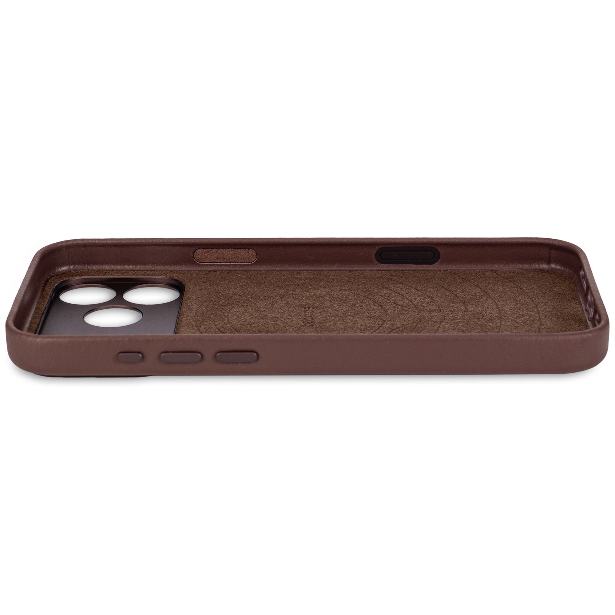 Husa din Piele DECODED pentru iPhone 17 Pro Max - Chocolate Brown