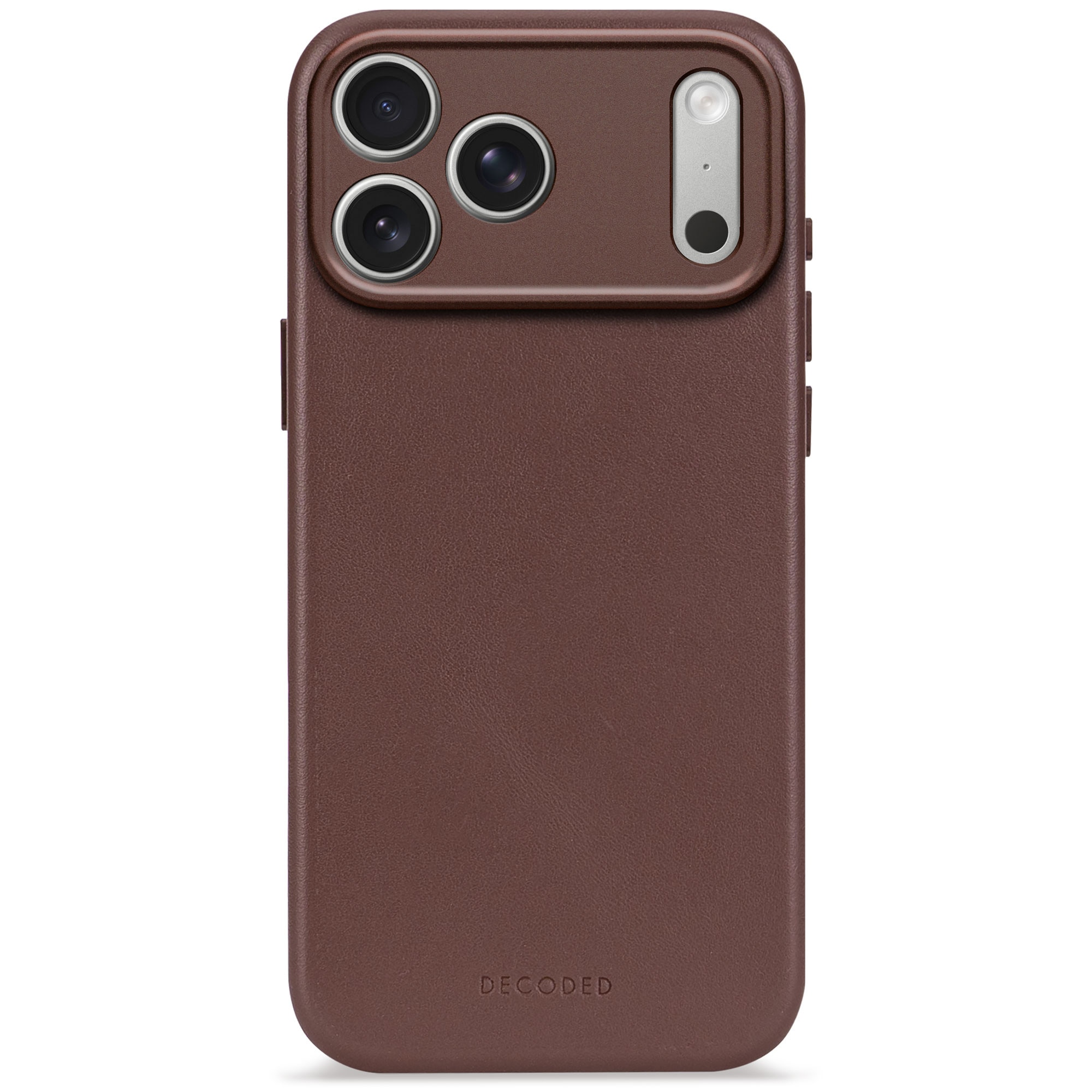 Husa din Piele DECODED pentru iPhone 17 Pro Max - Chocolate Brown