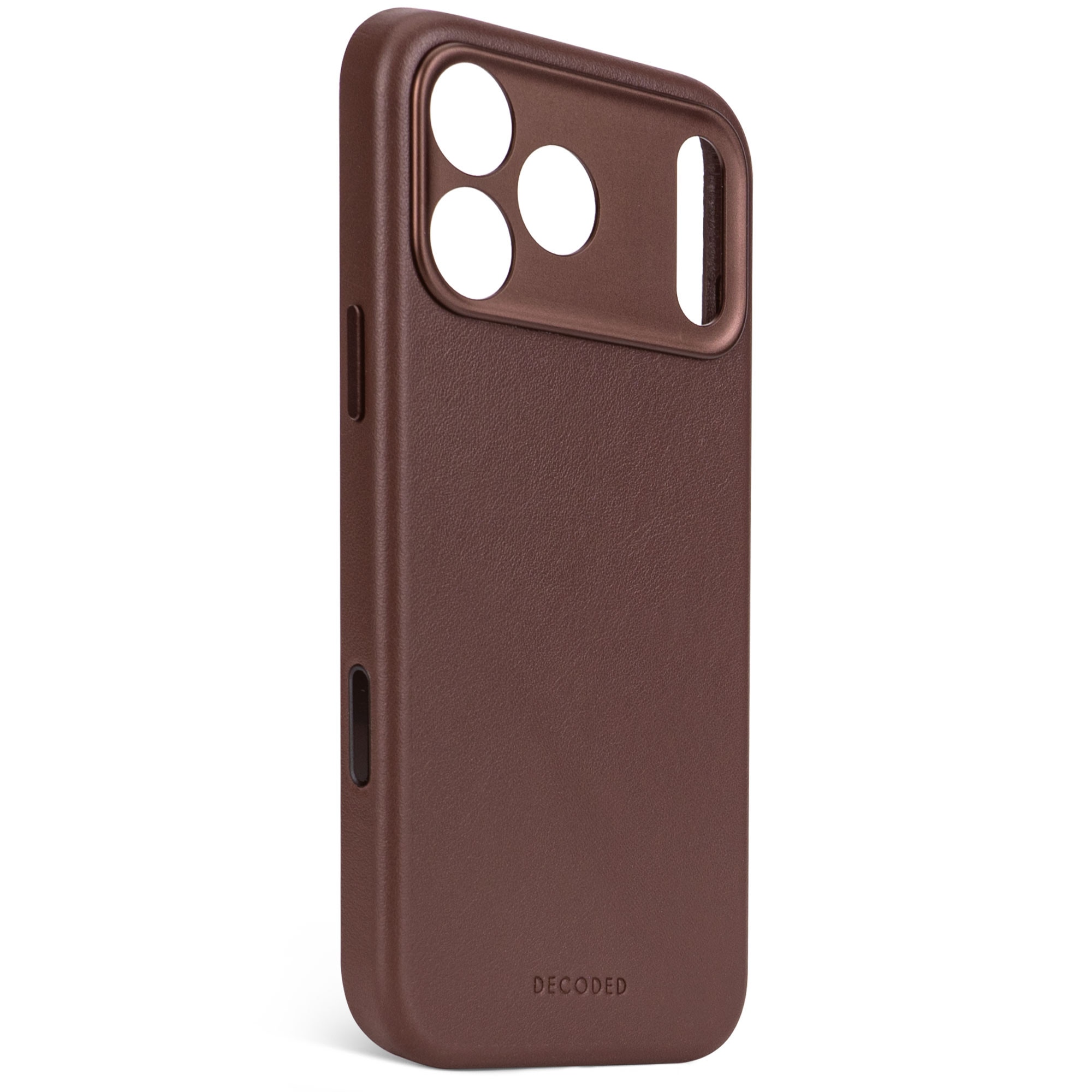 Husa din Piele DECODED pentru iPhone 17 Pro Max - Chocolate Brown