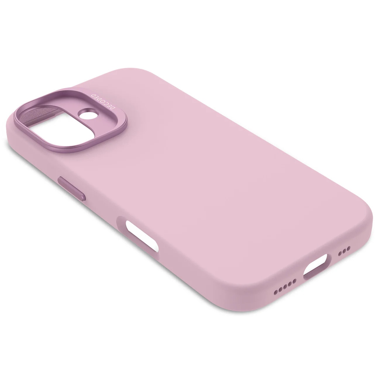 Husa din silicon Decoded compatibila MagSafe pentru iPhone 16 | Lilac Purple