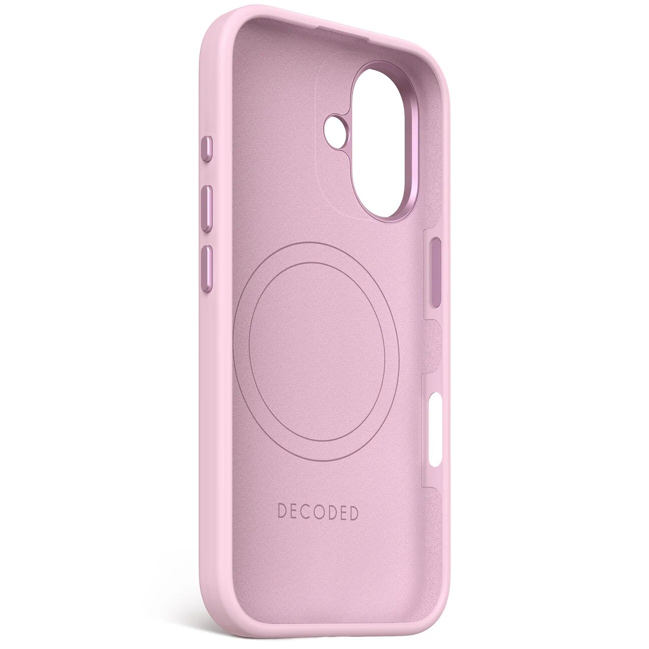 Husa din silicon Decoded compatibila MagSafe pentru iPhone 16 | Lilac Purple